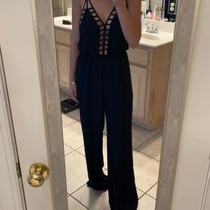 Black Pant Romper